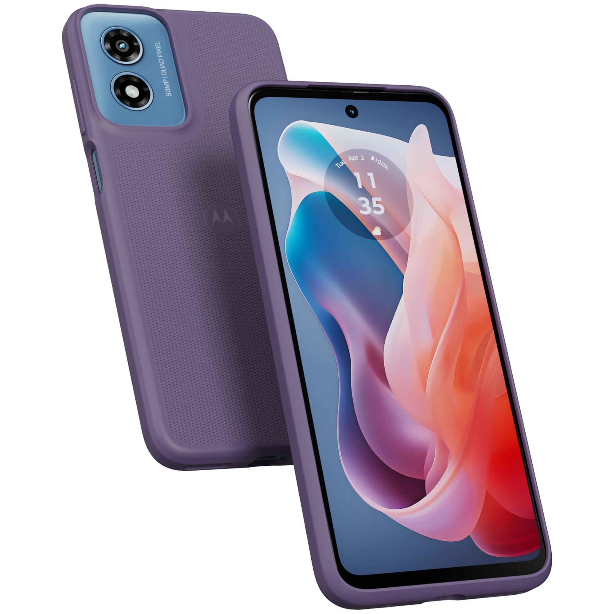 Motorola Moto G Play (2024) Textured Protective Case  Daybreak   Precision Fit Shock Absorbing Cases For Enhanced Phone Grip, St