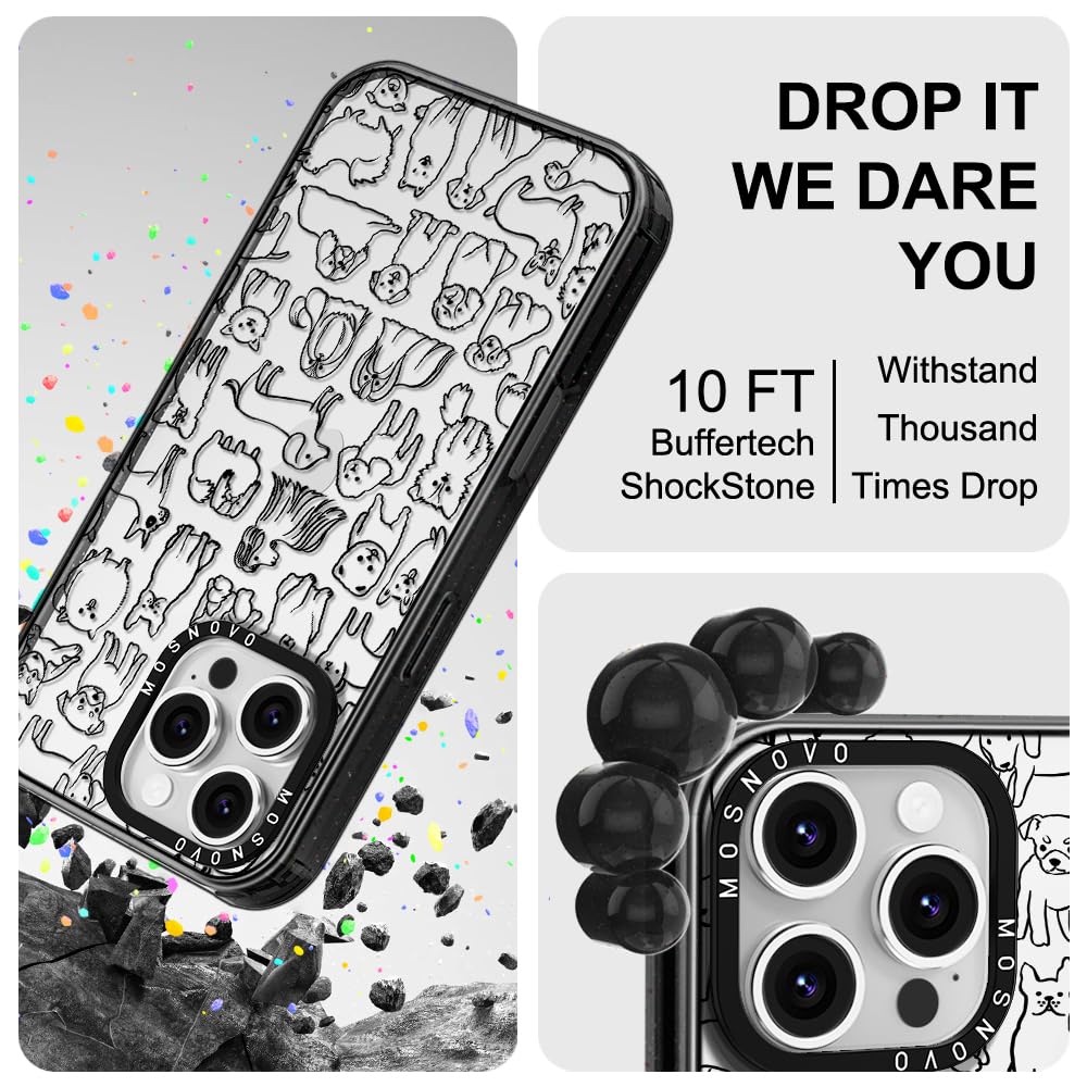 Mosnovo Case For Iphone 16 Pro Max, [10Ft 4X Military-Grade Drop Protection] Durable & Shockproof Phone Case Cover Design For Ip