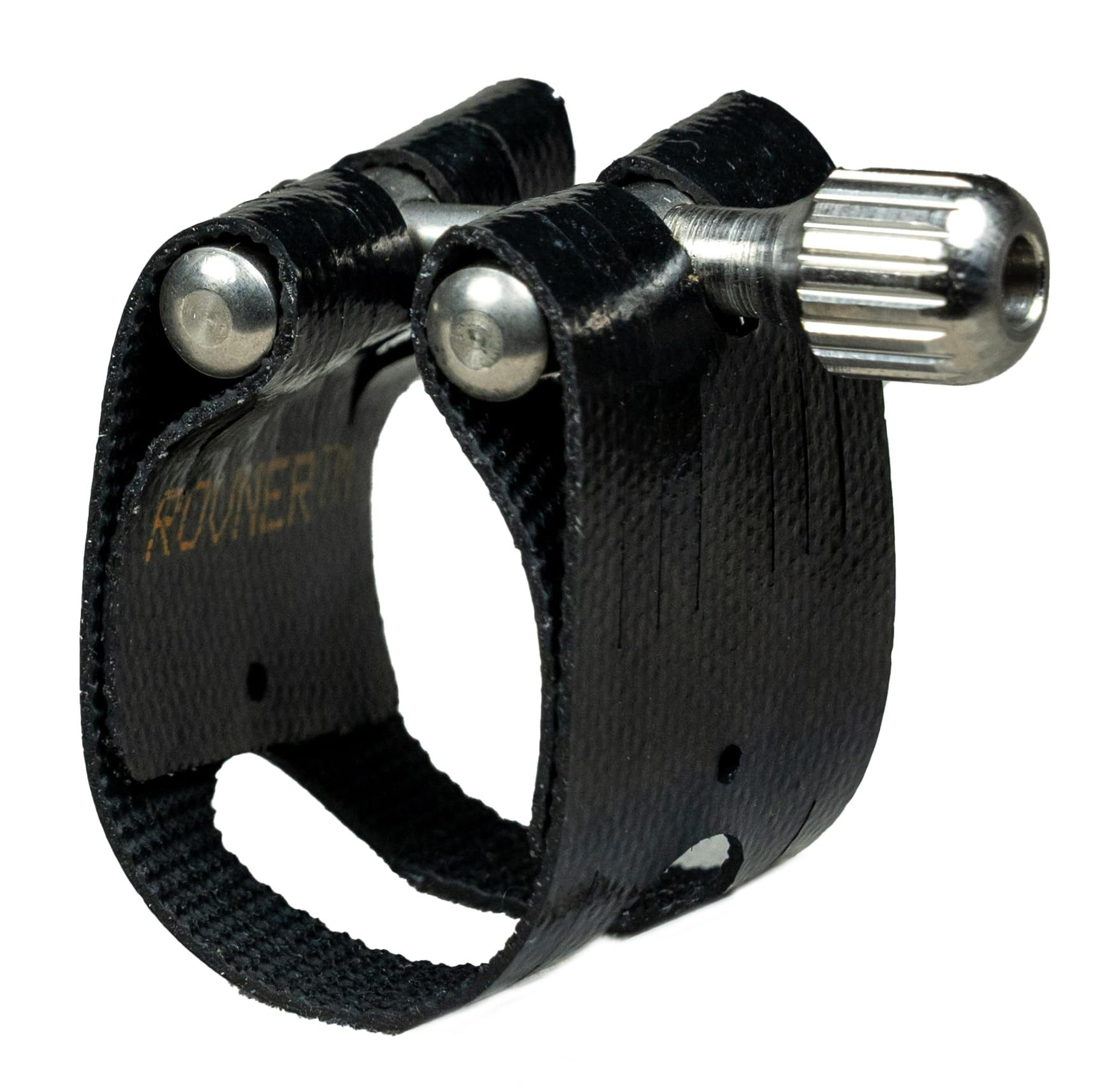 Rovner Ligature & Plastic Cap for Tenor Slim Saxophone - Light Ligature for Metal Mouthpiece (L-2M (L12))