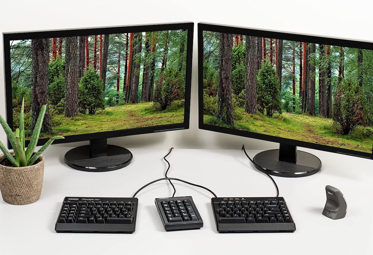 Kinesis Usb Freestyle Pro Ergonomic Split Mechanical Keyboard (Cherry Mx Brown Switches)   Kb900 Brn