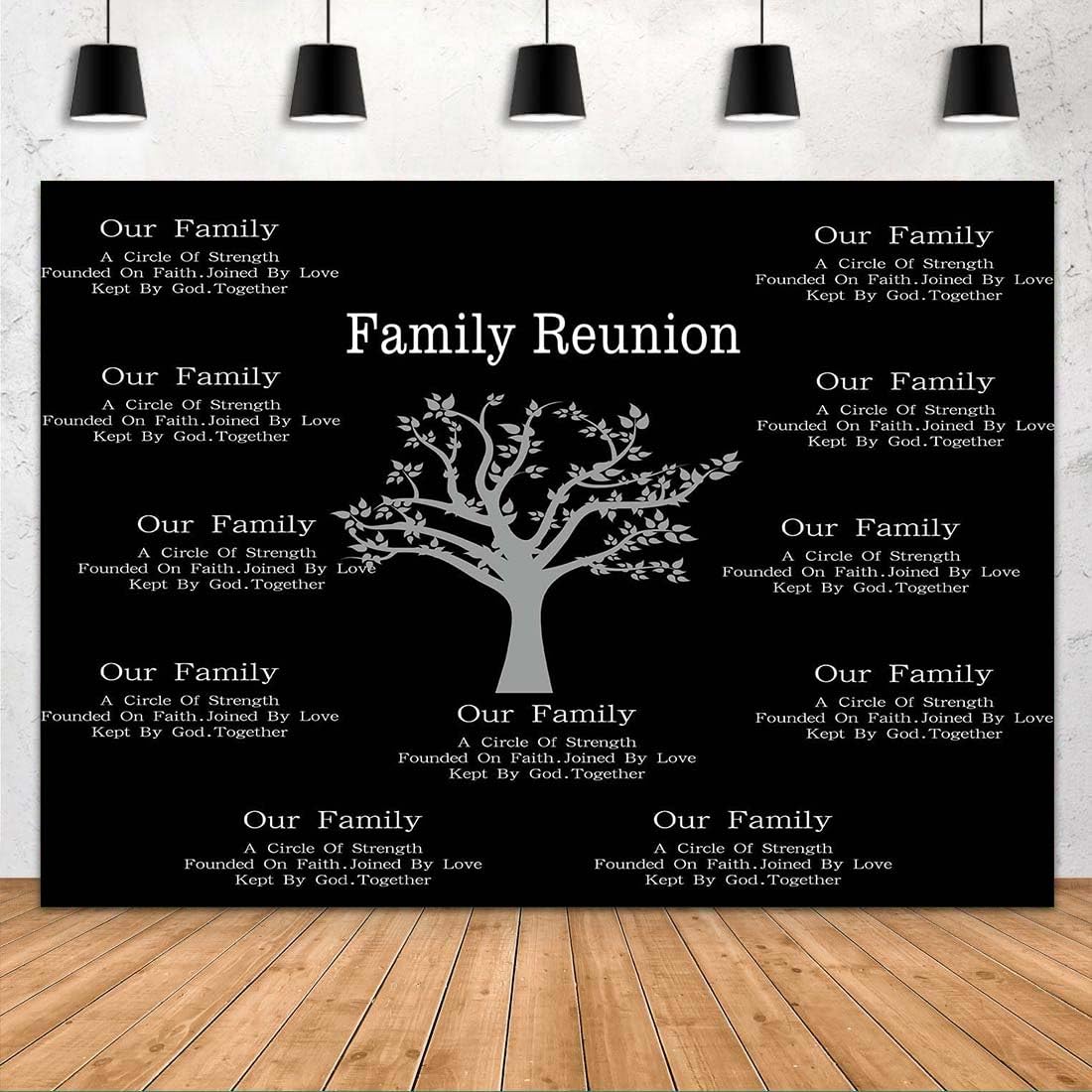 Family Reunion Backdrop For Photography Our Family Themes Moving Reunion Background For Party Photography Meetsioy 10X7Ft