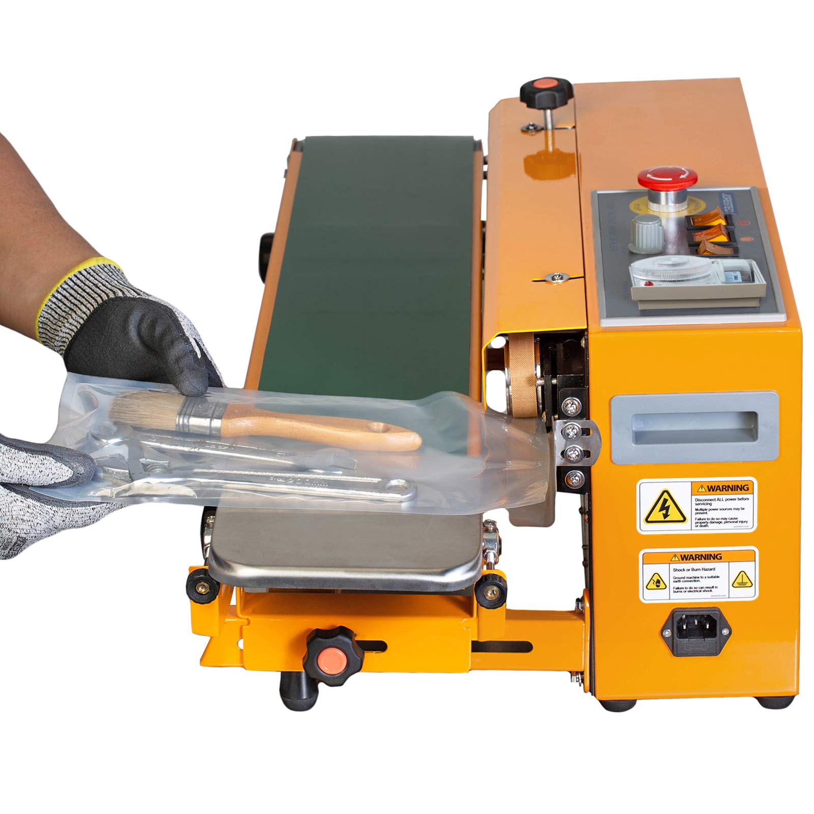Jorestech Industrial Continuous Band Sealer For Plastic & Laminated Bags Horizontal/Vertical Cbs 630