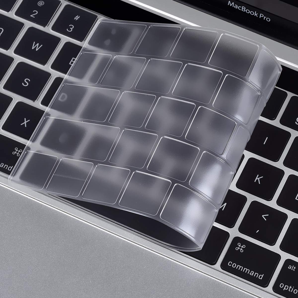 Premium Ultra Thin Keyboard Cover Skin For Macbook Pro With Touch Bar 13'' And 15'' (Apple Model Number A2159 A1706 A1707 A1989