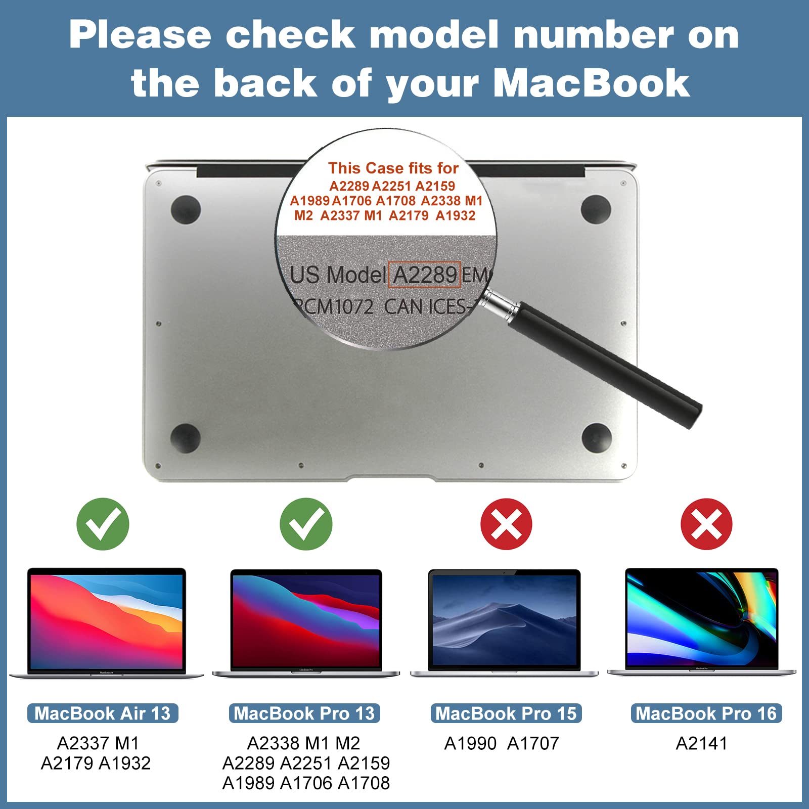 Procase Privacy Screen Protector, Anti Spy Tempered Glass Tinted Screen Film Guard For Macbook Air 13 2020 2019 2018 / Macbook P