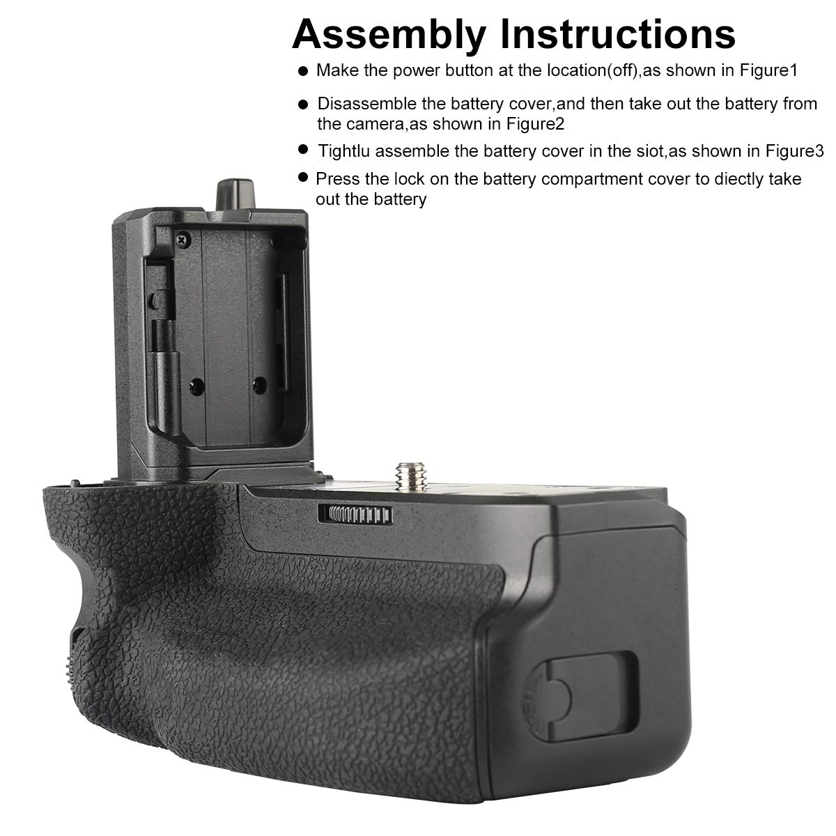 Meike Mk A7R Iv Professional Vertical Battery Grip Compatible With Sony A7Iv A7Riv A9Ii