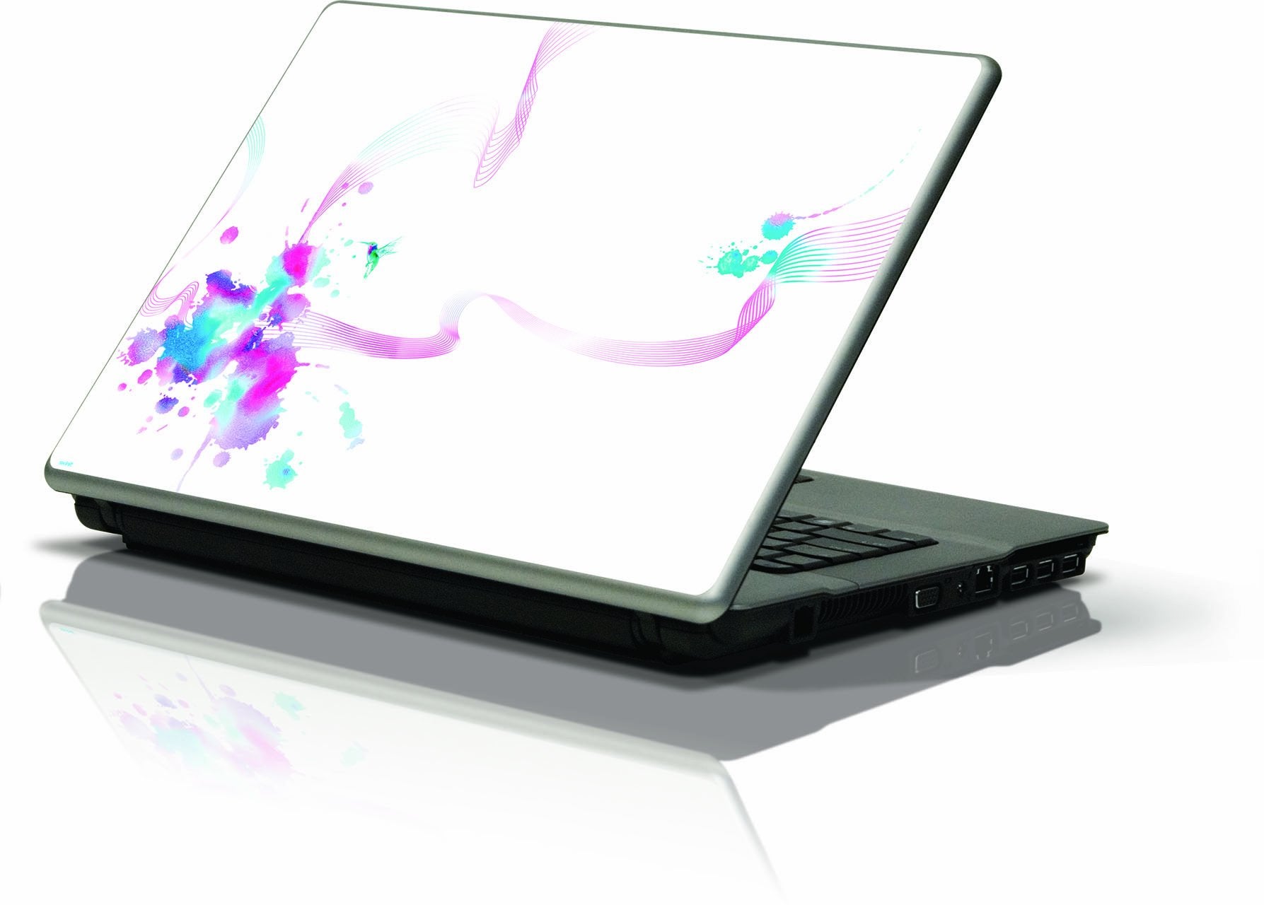 Skinit Protective Skin (Fits Latest Generic 10'' Laptop/Netbook/Notebook); Violet Harmony (Hummingbird)