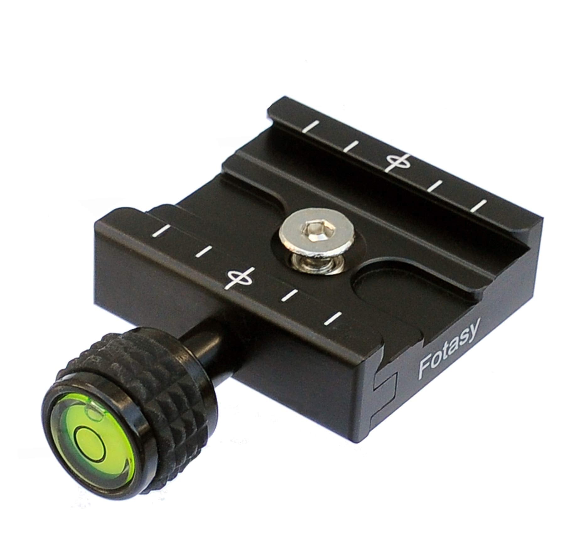 Fotasy 50 mm Arca Swiss Type Clamp, Quick Release Plate Clamp, QR Clamp, Arca Tripod Mount for Tripod Head Monohead, fits Arca S