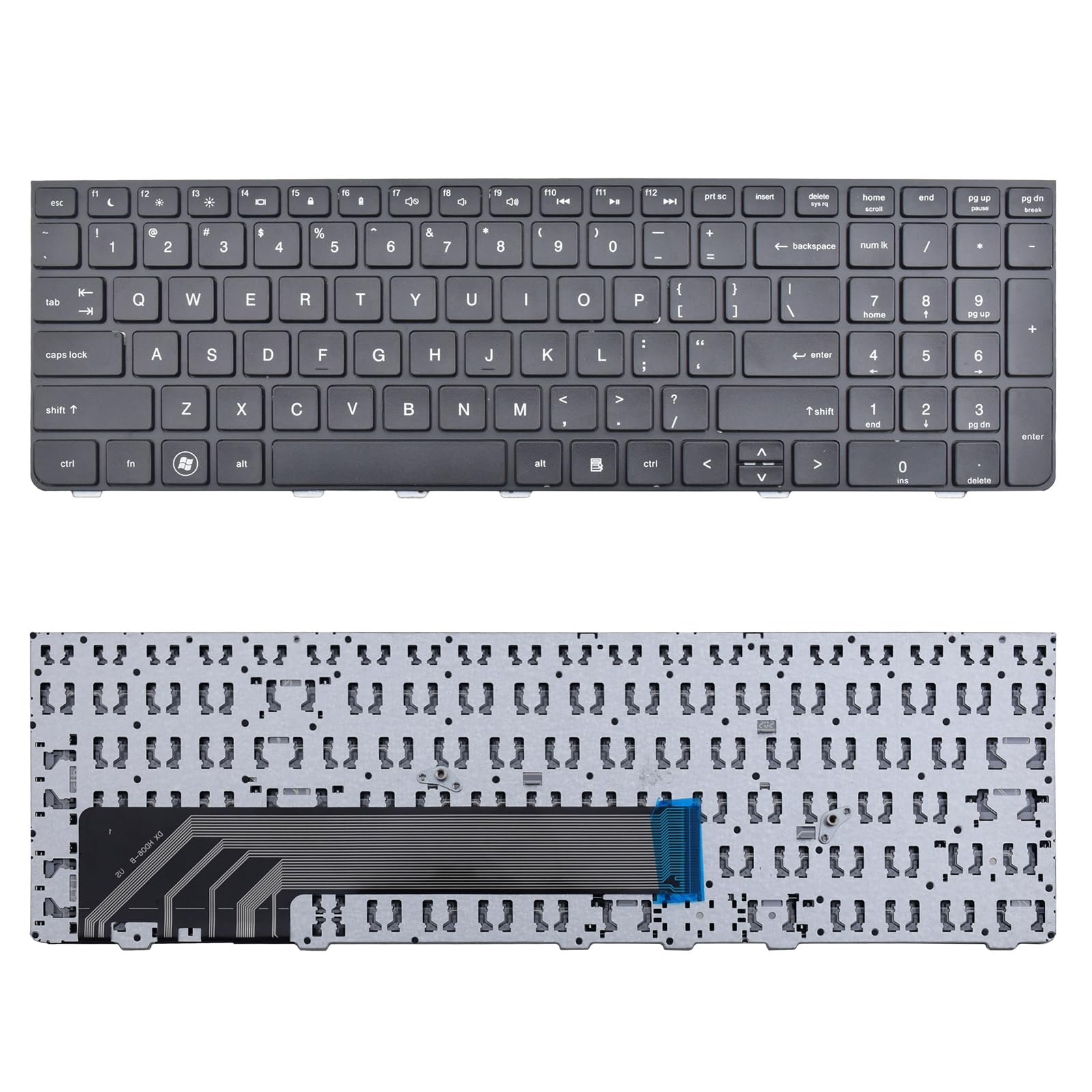 Sunmall Keyboard Replacement Without Frame Compatible With Hp Probook 4530S 4535S 4730S 4735S Series Black Us Layout