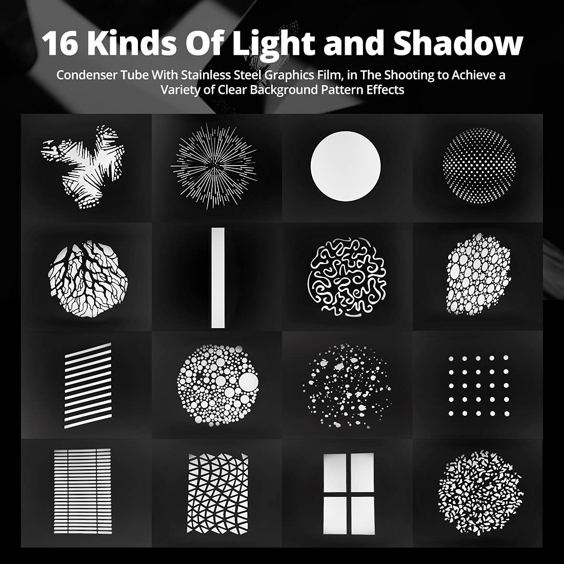 Ambitful Al-16 Optical Focalize Condenser Beam Light Cylinder Optical Focalize Art Photography Light Cylinder (Elinchrom Mount)