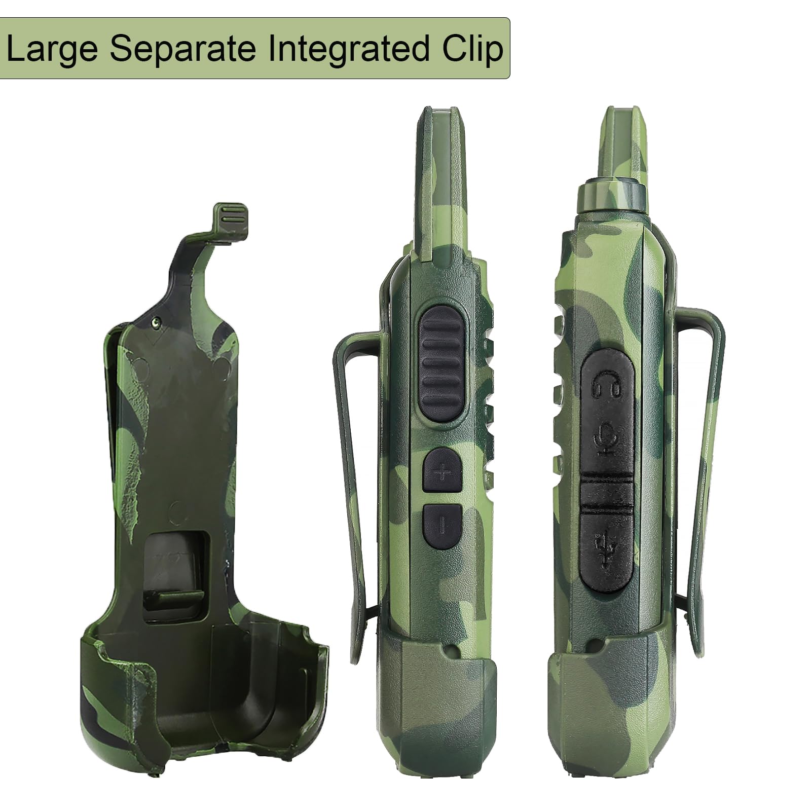 Retevis Rt22 Walkie Talkies With Earpiece, Portable Frs Two Way Radios, Camouflage, Compact, Lightweight, Vox Hands Free, Handheld 2 Way Radio With Headsets(10 Pack)