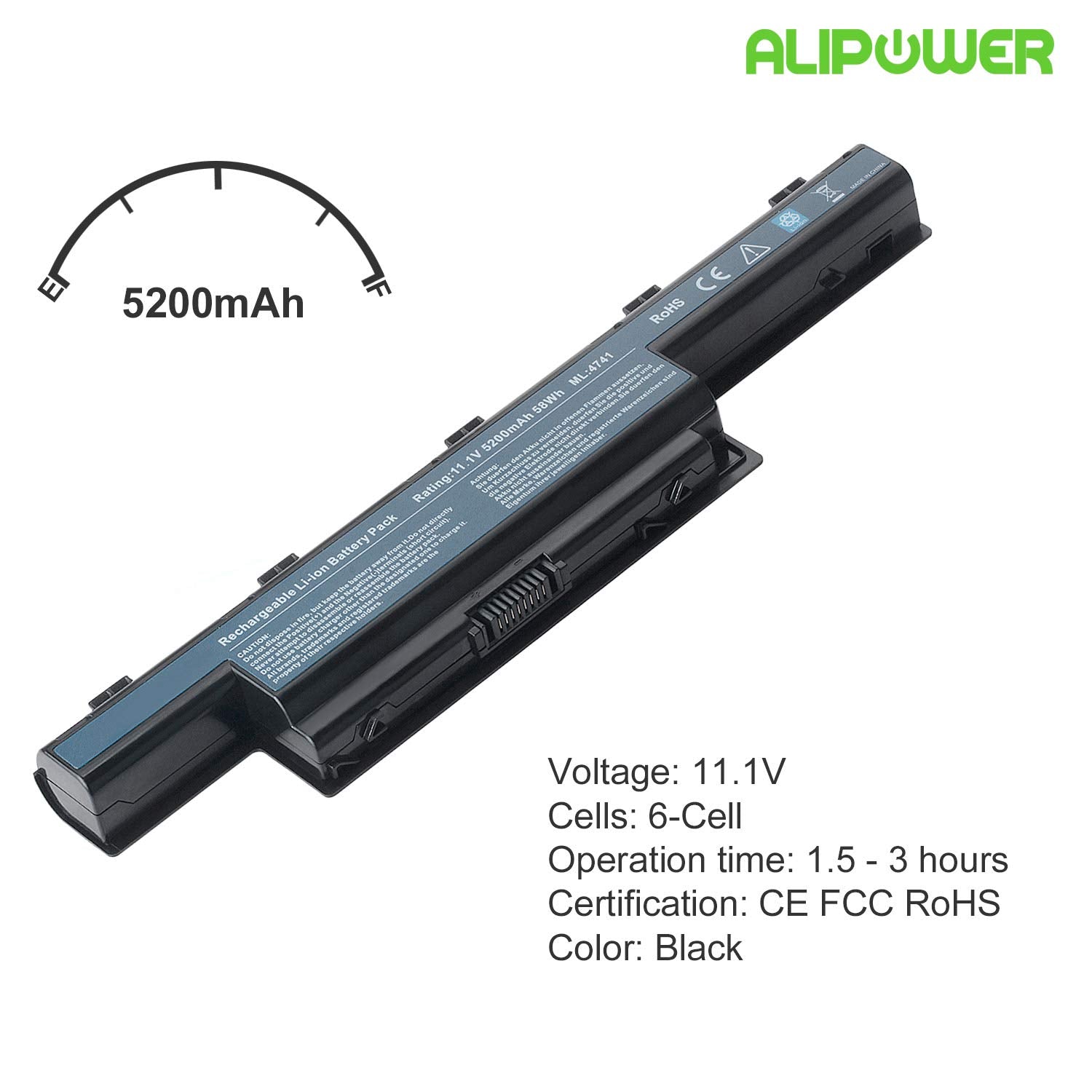 Laptop Battery Replacement For Compatible As10D31 As10D41 As10D51 As10D61 As10D71 As10D73 As10D75 As10D81 5250 5336 5551 5552 55