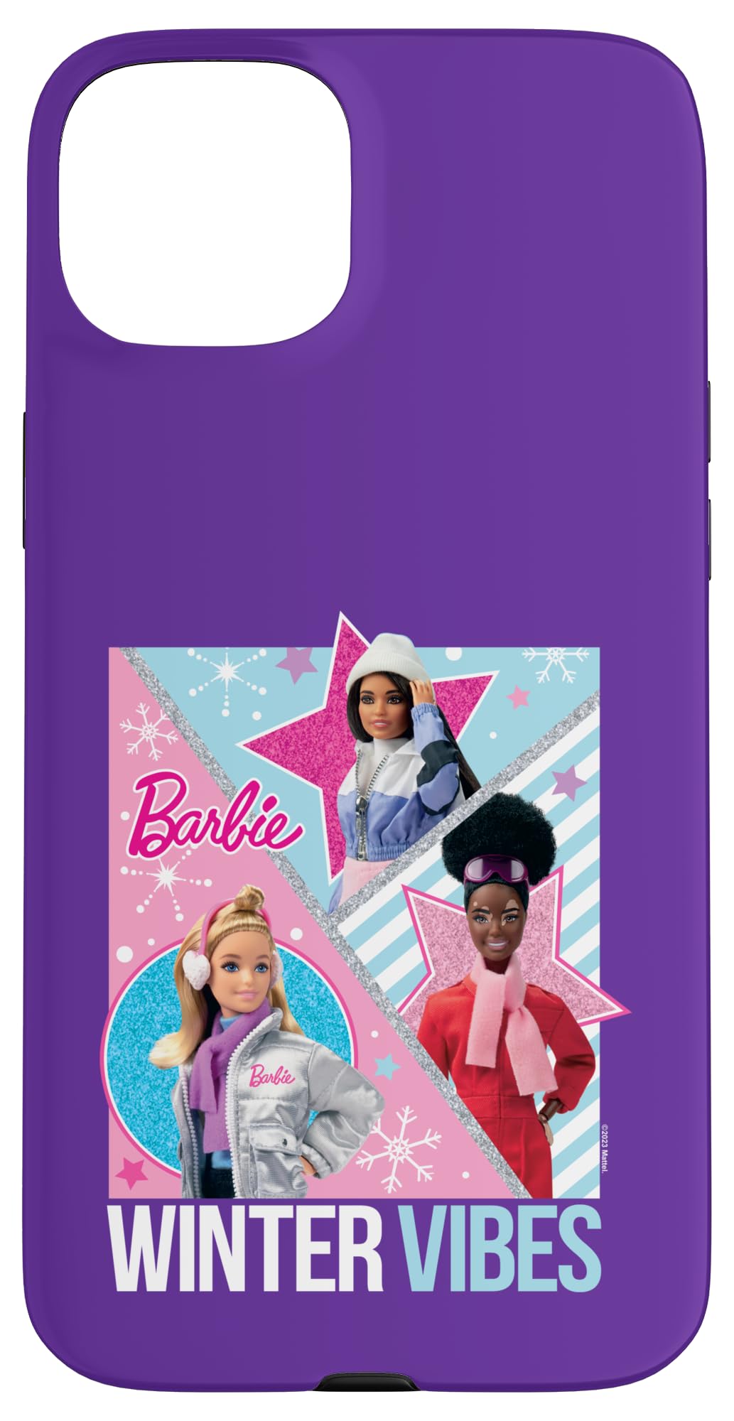 Iphone 15 Plus Barbie   Winter Vibes Case