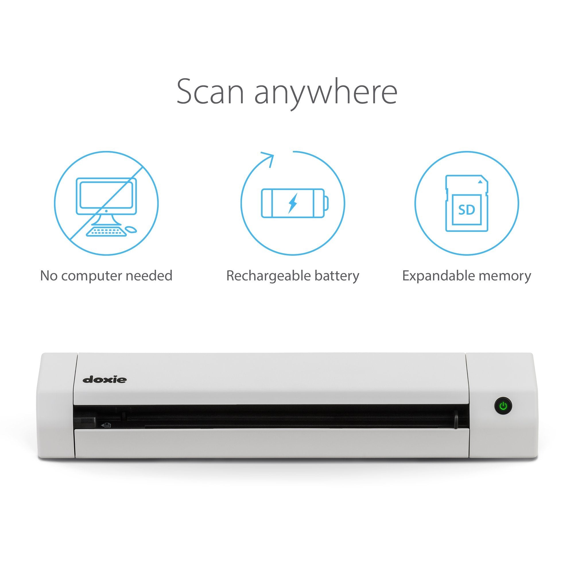 Doxie Go Se   The Intuitive Portable Document Scanner With Rechargeable Battery And Easy Software For Home, Office, Or Work From Home