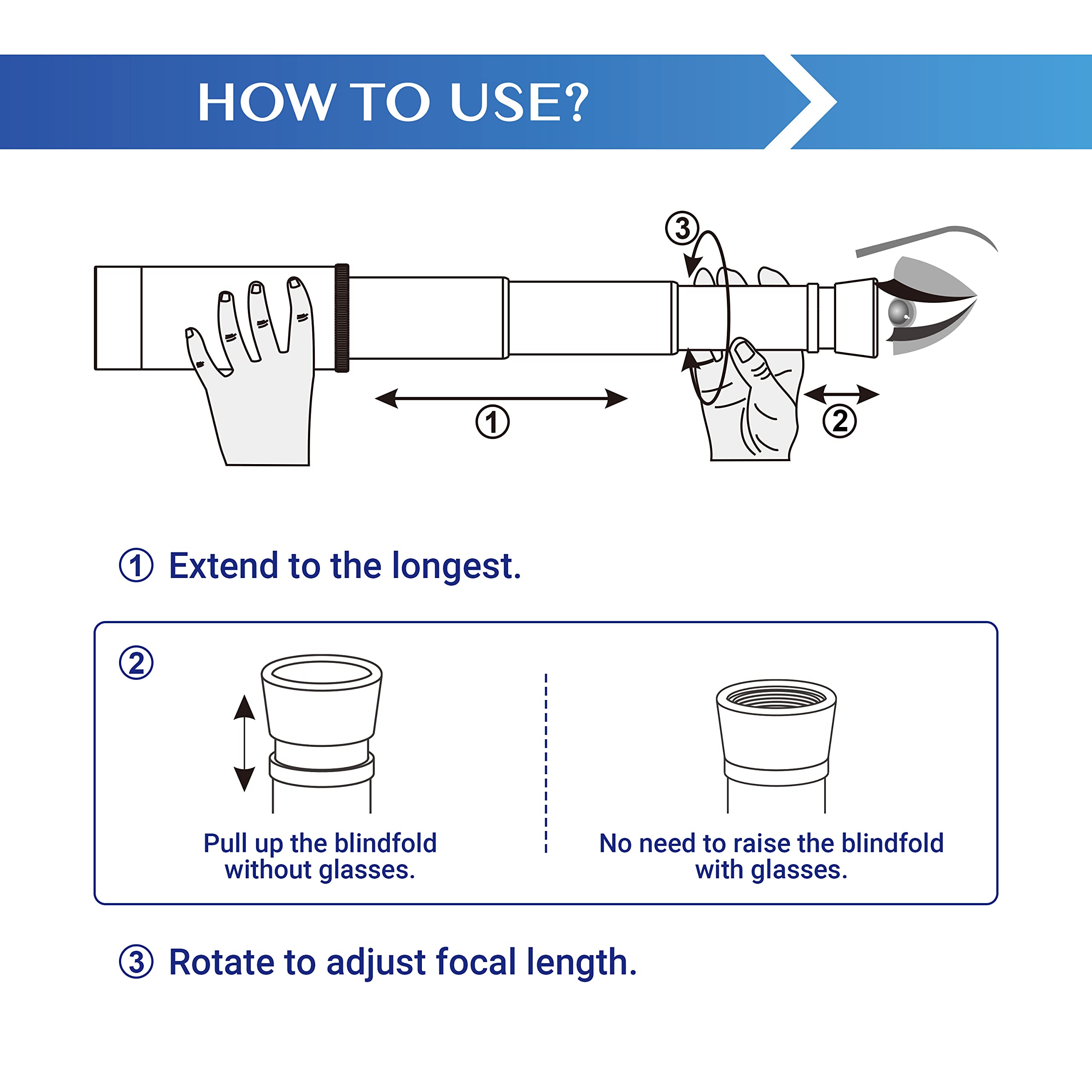 Aomekie Pirate Monocular Telescope 25X50 Handheld Telescope Adjustable Ed Captain'S Binoculars For Adults With Bag And Wooden Ca