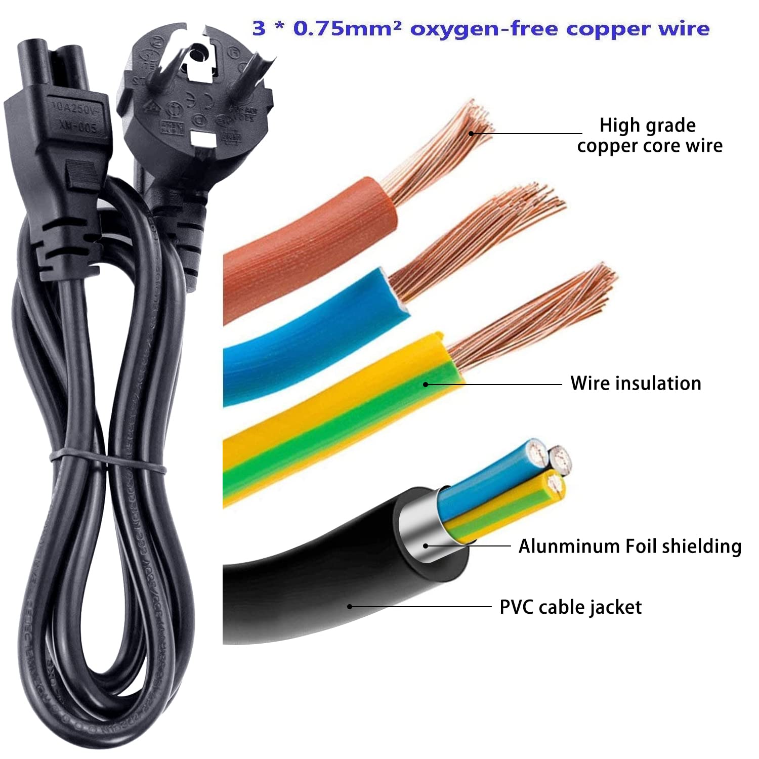 Dtk 19.5V 2.31A 45W Hp Ac Laptop Charger For Pavilion, Elitebook Folio, Hp Stream Adapter For Notebook Computer Pc Power Cord(Blue Tip : 4.5 X 3Mm)