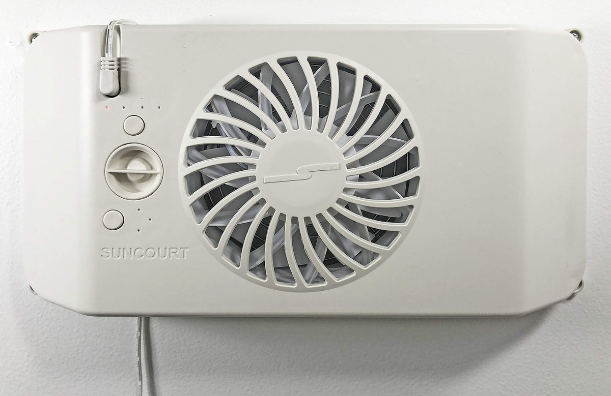 Suncourt Equalizer Hc600 Wk Ez8 Wall Mounted Smart Electric Bedroom Air Conditioner Vent Booster, Energy Efficient Ac Register B