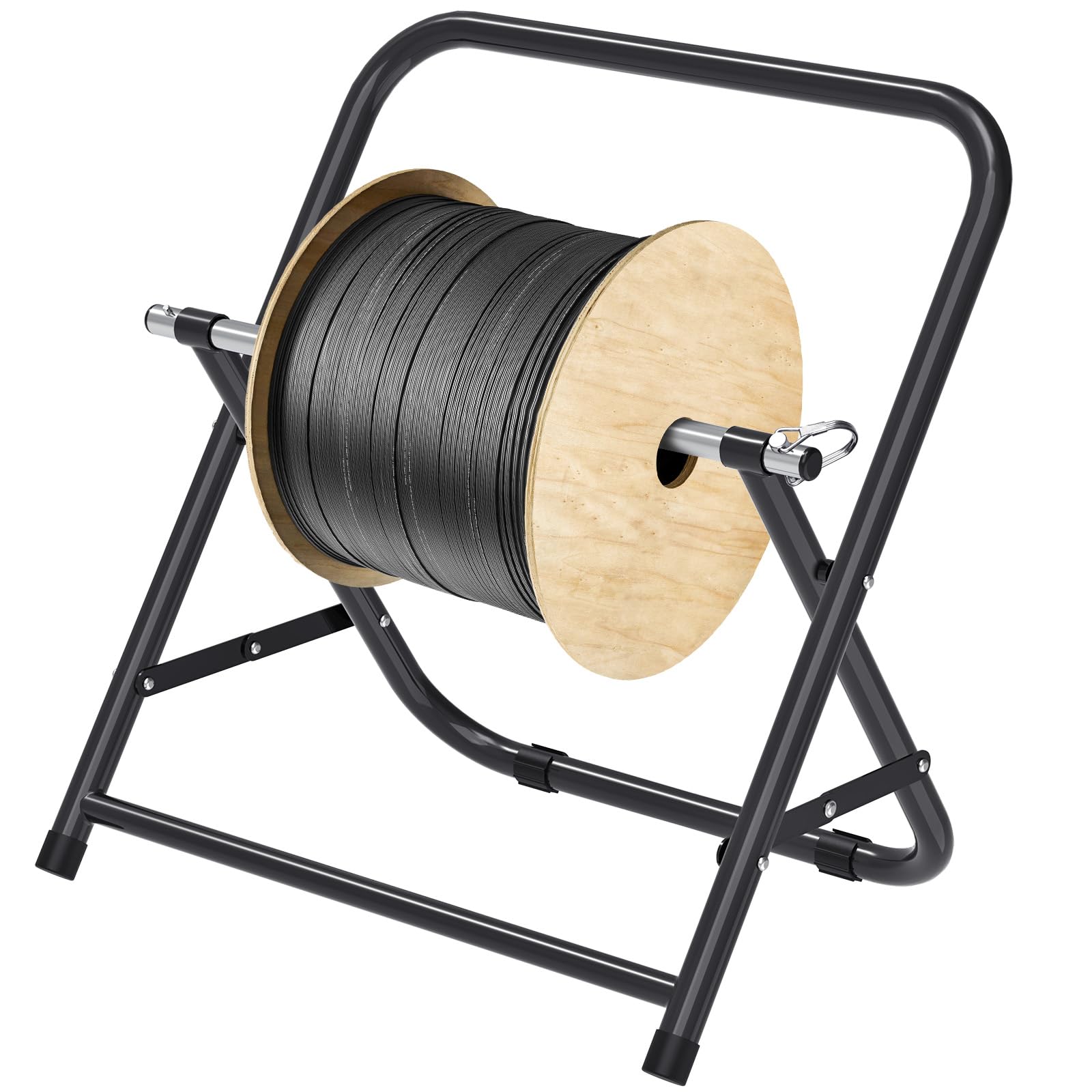 Insaga Single Wire Spool Rack, High Durable Spool Holder Cable Wire Reel, Portable Cable Caddy, Wire Dispenser, Wire Spool Holde