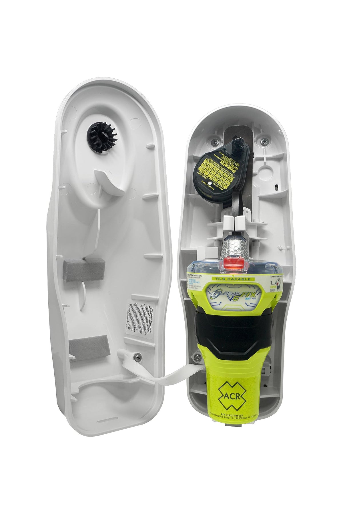 Acr Globalfix V6 Gps Epirb With Return Link Service, Near Field Communication Technology & Mobile App   Cat 1 Float Free Bracket