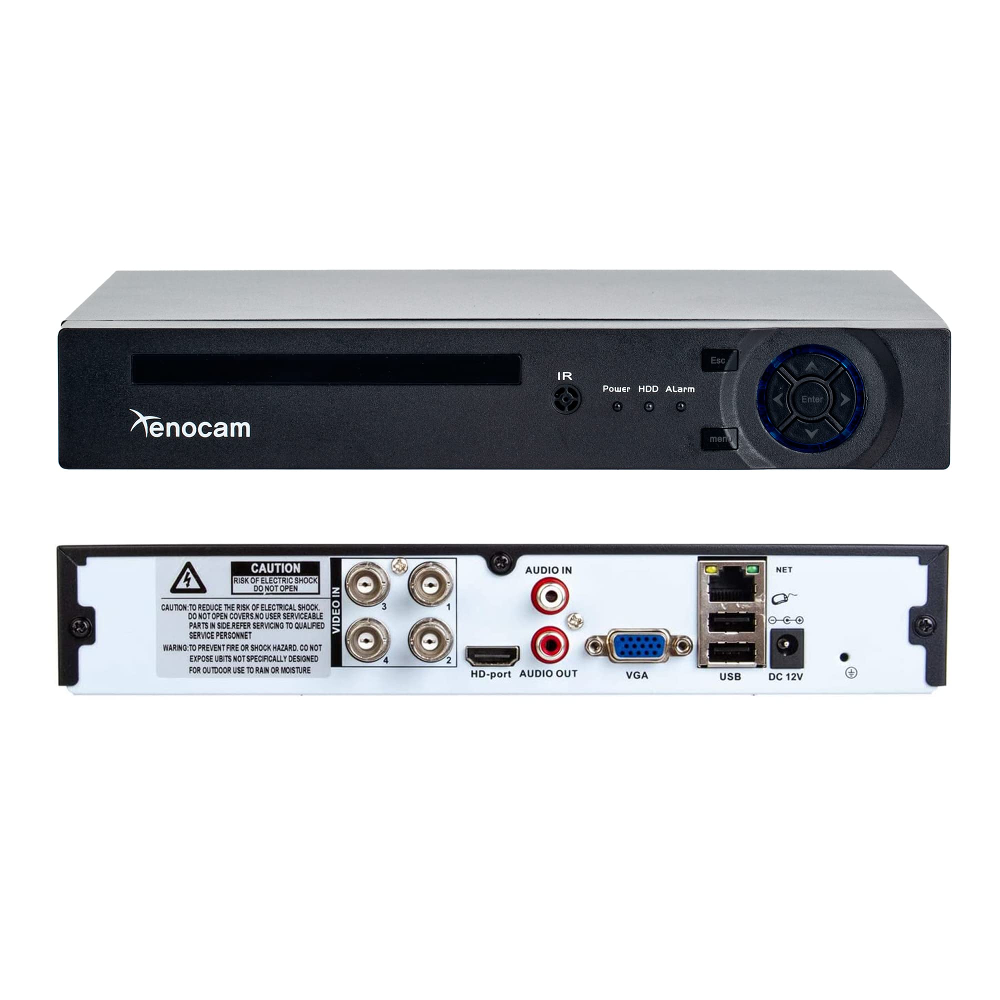 Xenocam 4Ch 1080N Hybrid 5 In 1 Ahd Dvr (1080P Nvr+1080N Ahd+960H Analog+Tvi+Cvi) Standalone Dvr Cctv Surveillance Security Syst