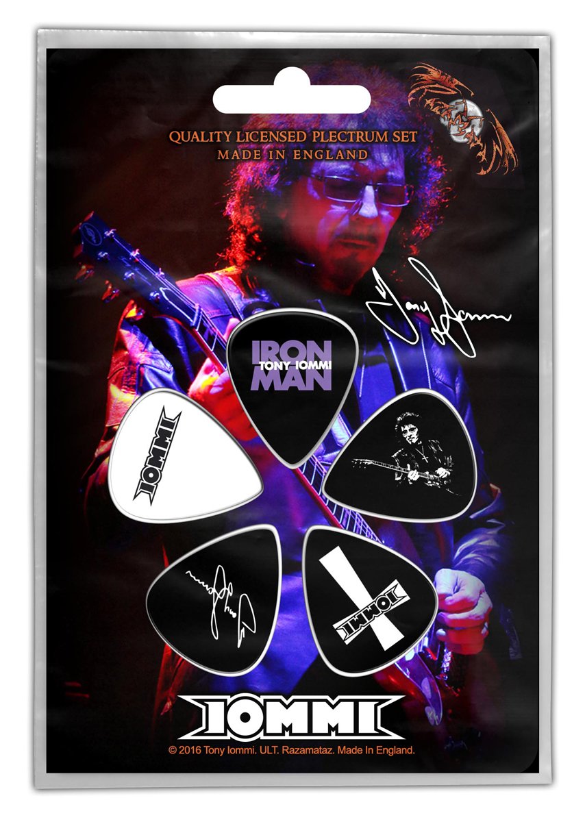 Tony Iommi Guitar Picks Plectrum 5Pack