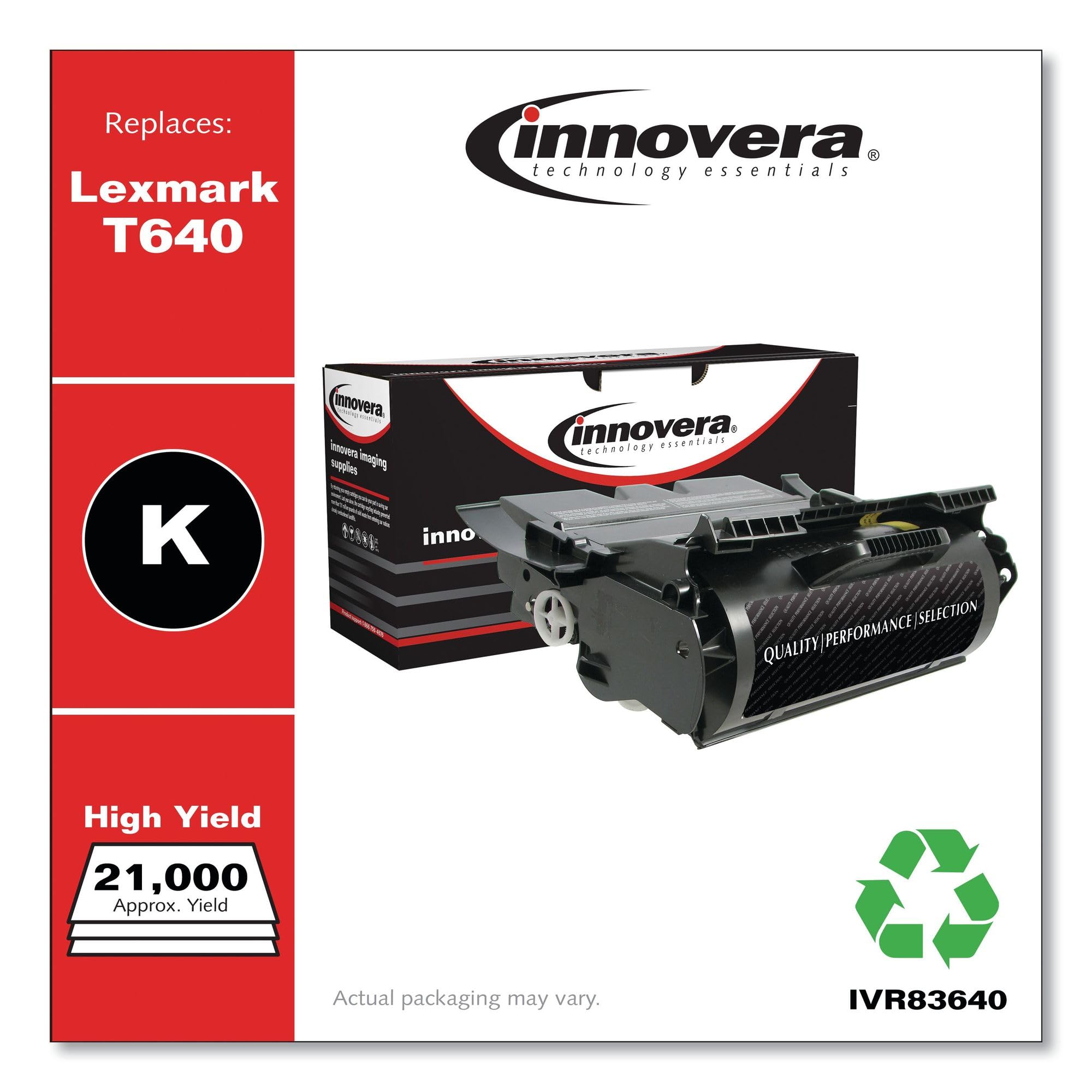 Toner Lex T640642644 Bk