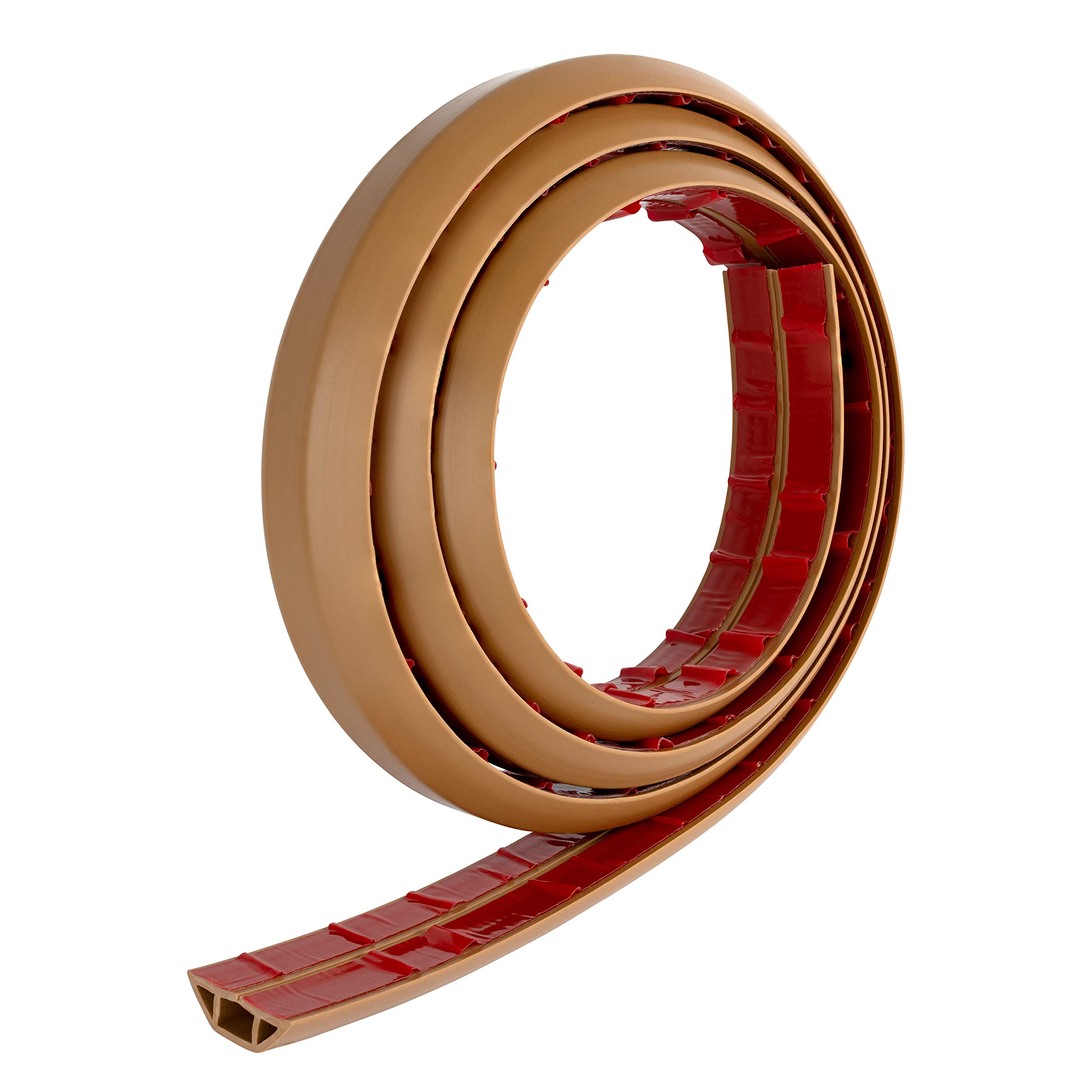 Rubber Bond Tv Cord Hider Cable Protector   Strong Self Adhesive Wall Cord Cover Cable Hider   Low Profile Cable Management Wall