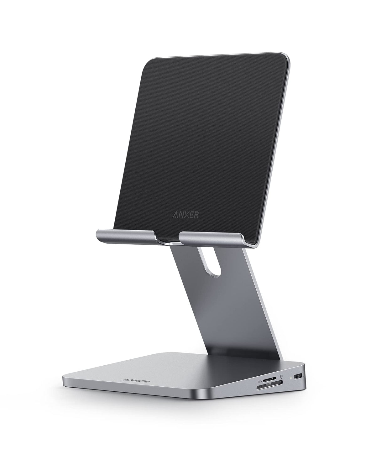 Anker , 551 Usb C Hub (8 In 1), With Foldable Tablet Stand, Dock, 4K Hdmi, 2 Usb A Data Ports, For Ipad Pro 5Th Gen / Ipad Air 5