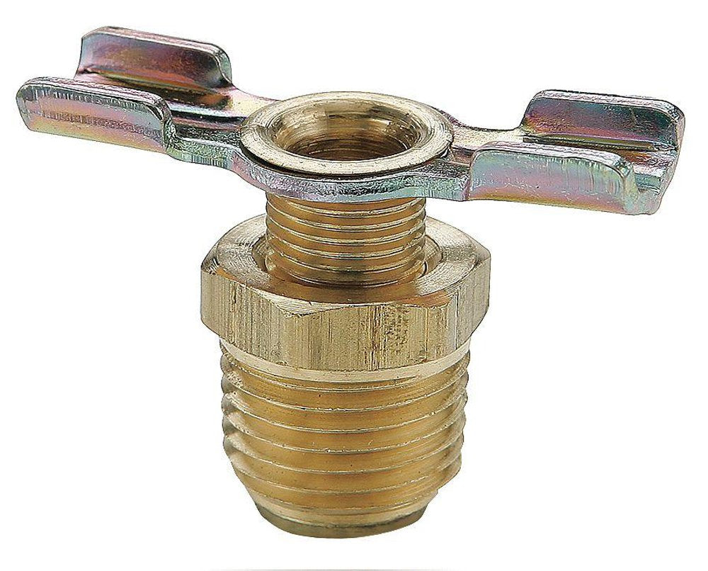 Parker Hannifin Dc604 2 Series Dc604 External Seal Drain Cock, 1/8'' Male Pipe