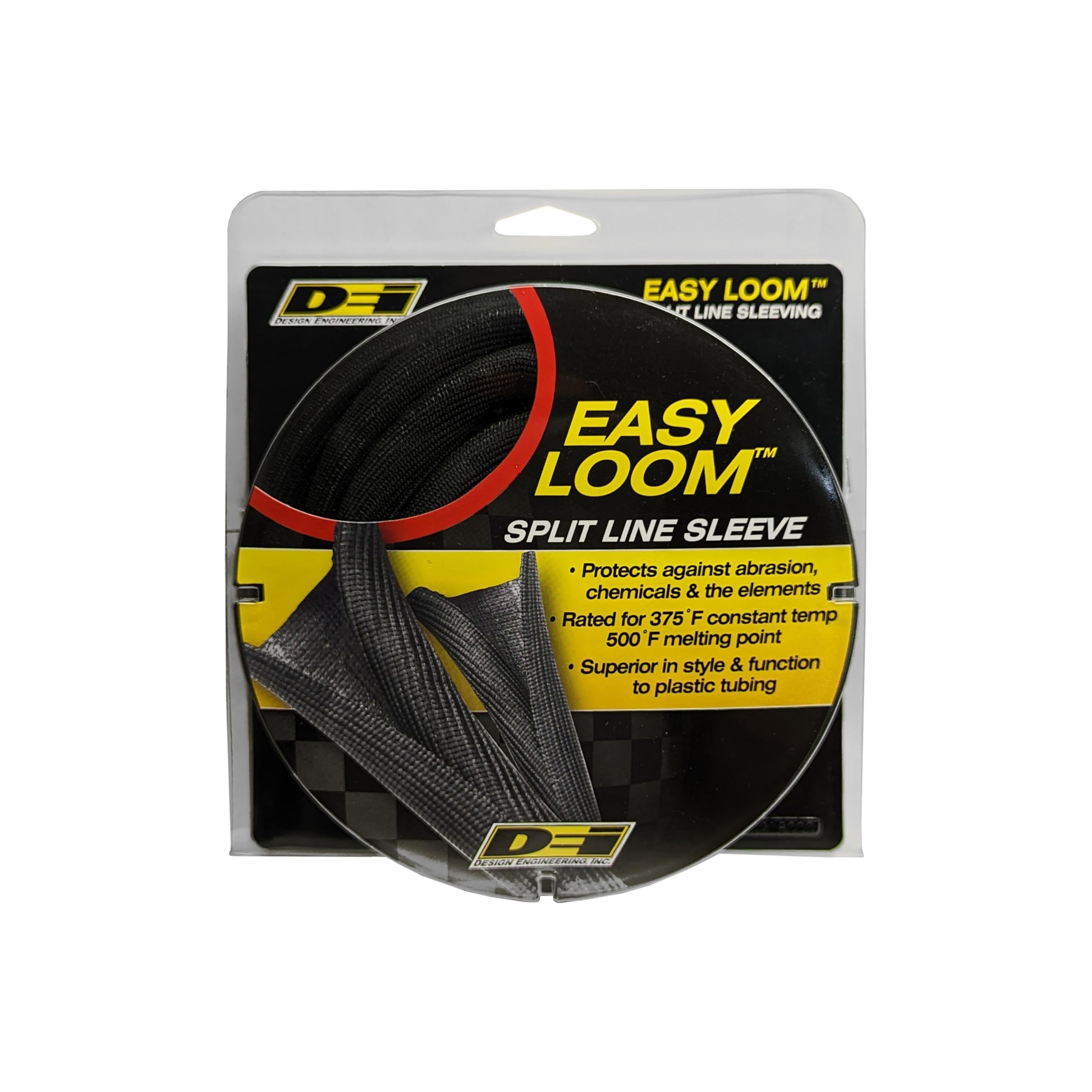 Design Engineering 010653 Easy Loom 1/2 (13Mm) X 12 Split Sleeve Wire And Hose Protection