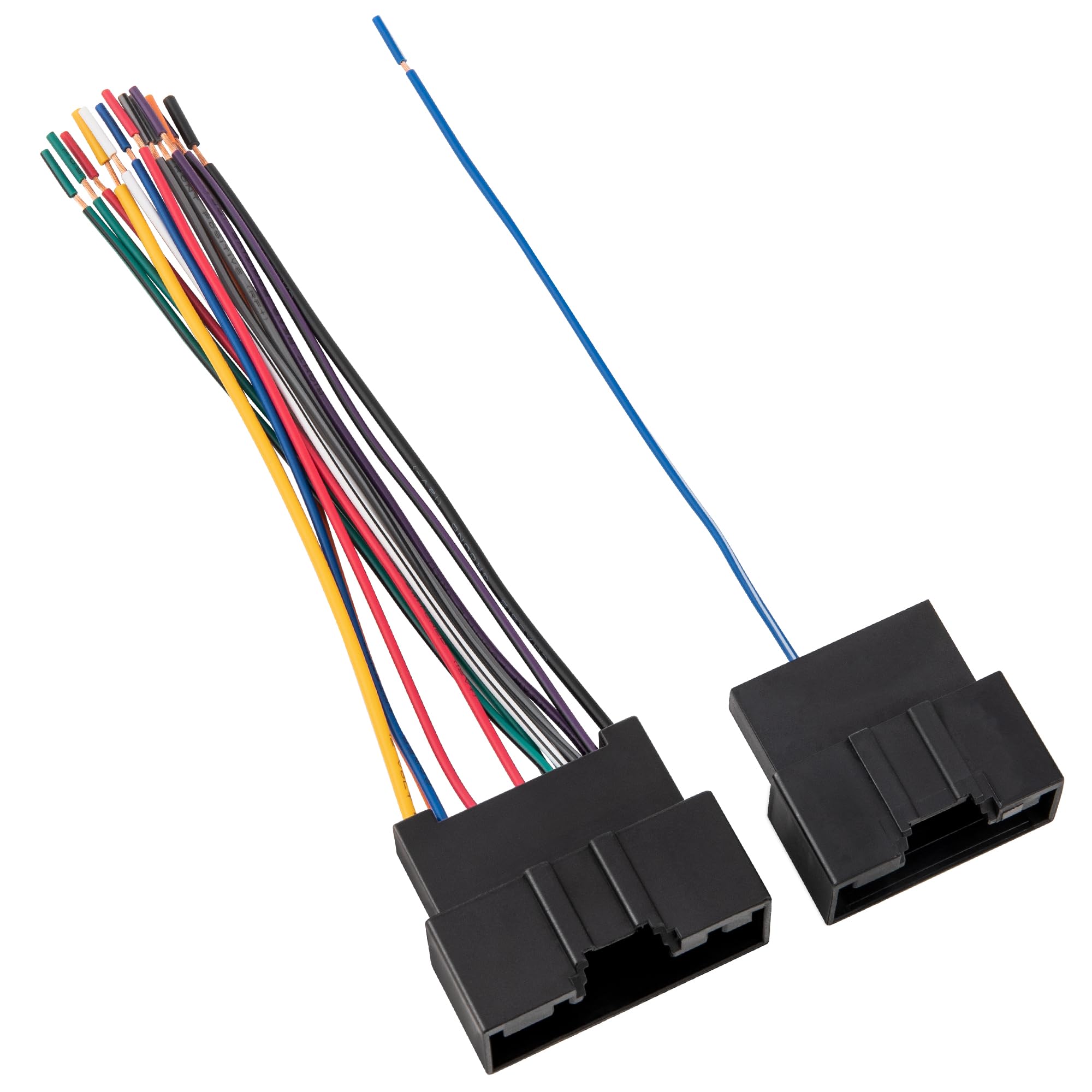 Red Wolf Car Stereo Wiring Harness Compatible With Ford Transit 2014 2019, 2013 2018 Ford Fiesta, 2013 2017 Ford Focus Install Aftermarket Radio Cable Adapter For Amp System