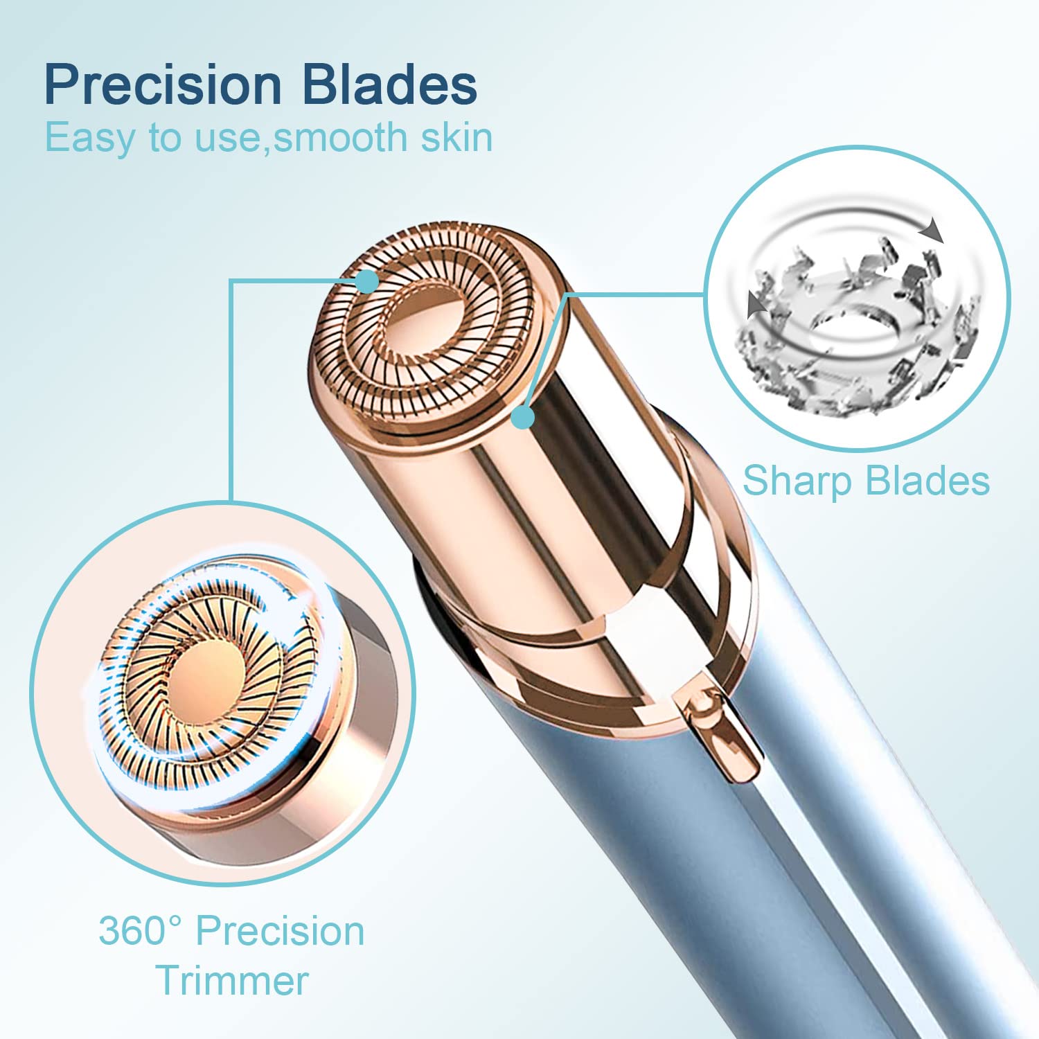 Women'S Facial Hair Remover Replacment Heads Generation 2 Double Halo Perfect For Finishing Touch Flawless Gen 2 Facial Hair Rem