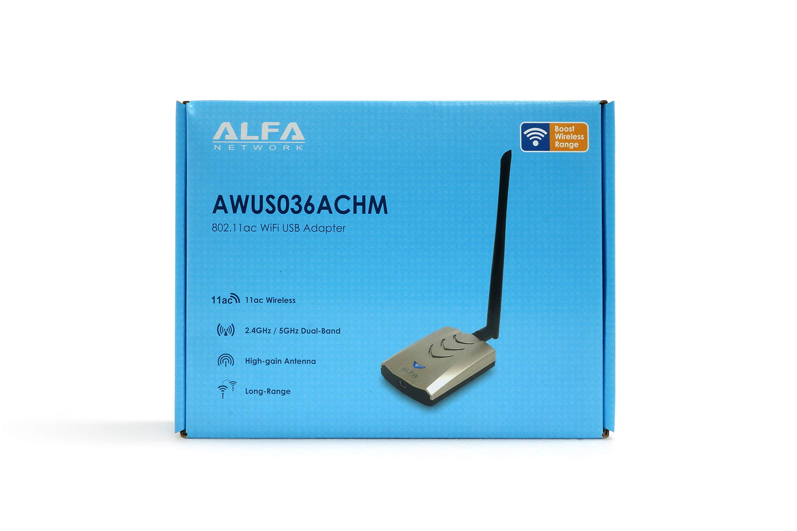 Alfa Awus036Achm 802.11Ac Wifi Range Boost Usb Adapter