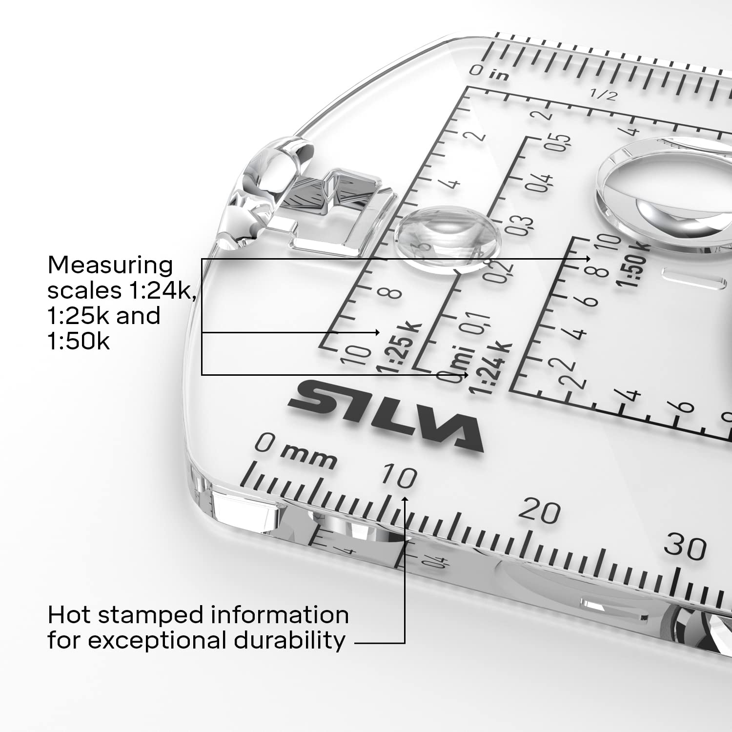 Silva Expedition S Compass | Night-Enabling Luminous Markings | Perfect For Navigation, Hiking, Trekking And Hunting