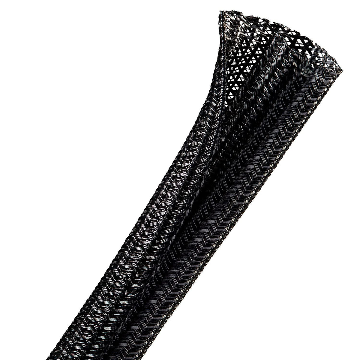 1/2'' Split F6 Braided Cable Sleeving Wrap, Split Loom, Techflex (25Ft)