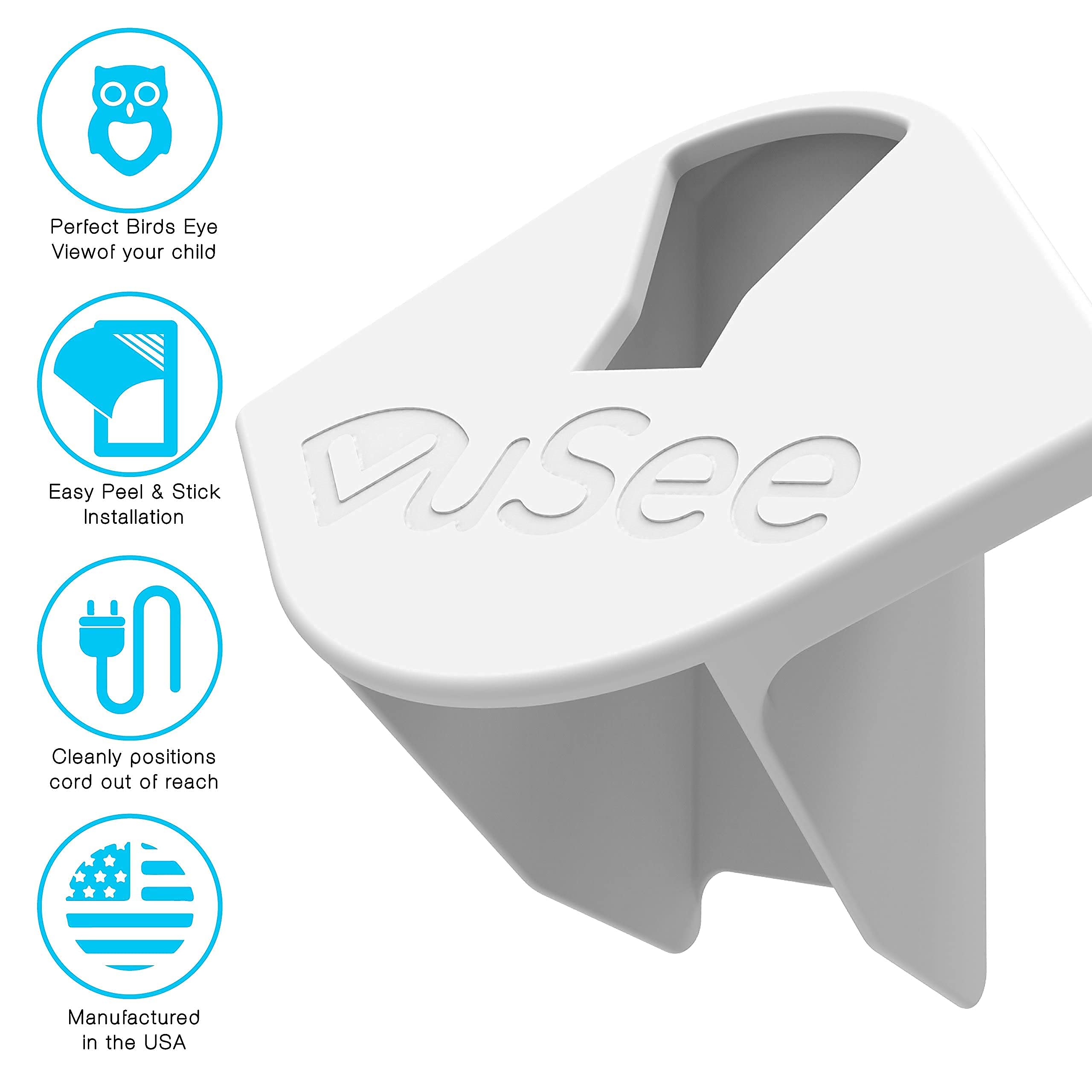 Vusee Anywhere Baby Monitor Mount - Safely Hold Baby Monitors Or Indoor Camera Shelf - Compatible With Most Baby Brands - Simple