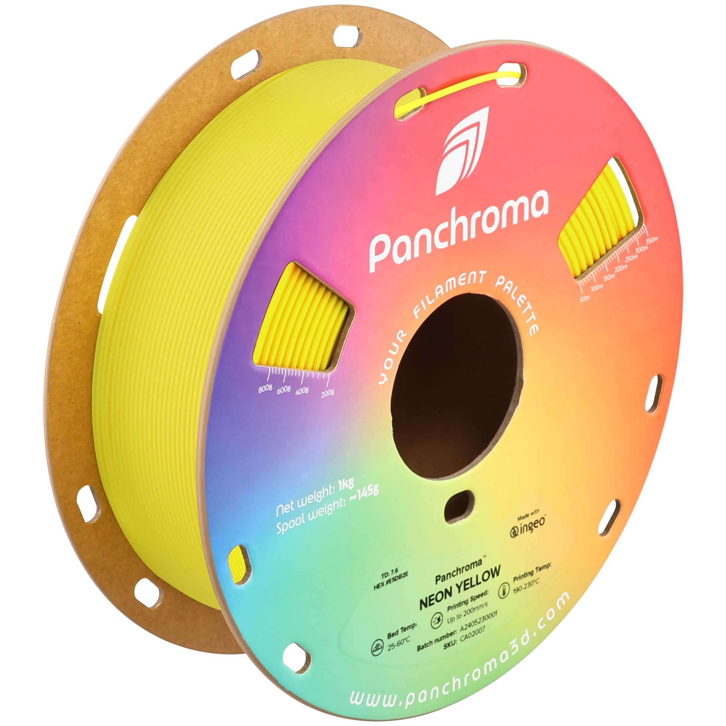 Polymaker Panchroma Neon Pla Filament 1.75Mm Yellow, 1.75 Neon Yellow Pla 3D Printing Filament 1Kg Spool   Panchroma 1.75 Neon F