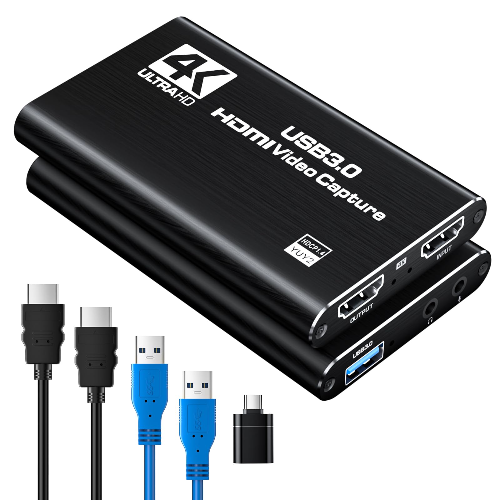 Newhope HDMI Capture Card for Streaming, Full HD 1080P 60FPS Capture USB 3.0 Game Audio Video Capture Card,for Streaming Camera/