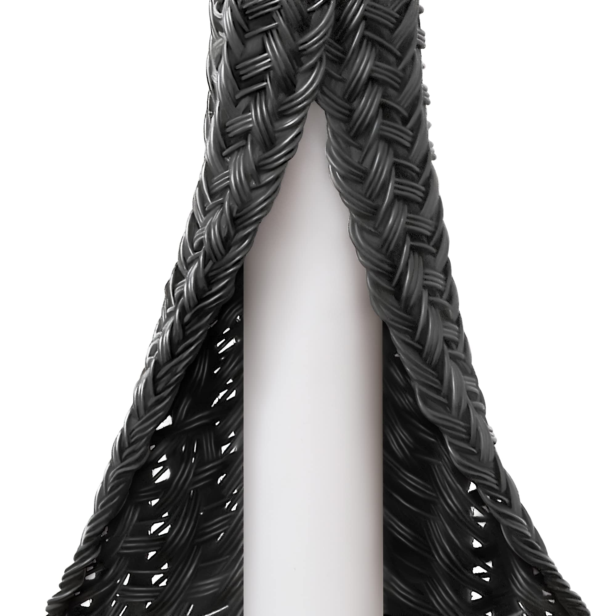 Zhiyo 20Ft   1/4 Inch Cable Sleeve, Cord Wrap Wire Protector Tubing For Pets, Pc Cable Wrap, Computer Cable Management Sleeve  