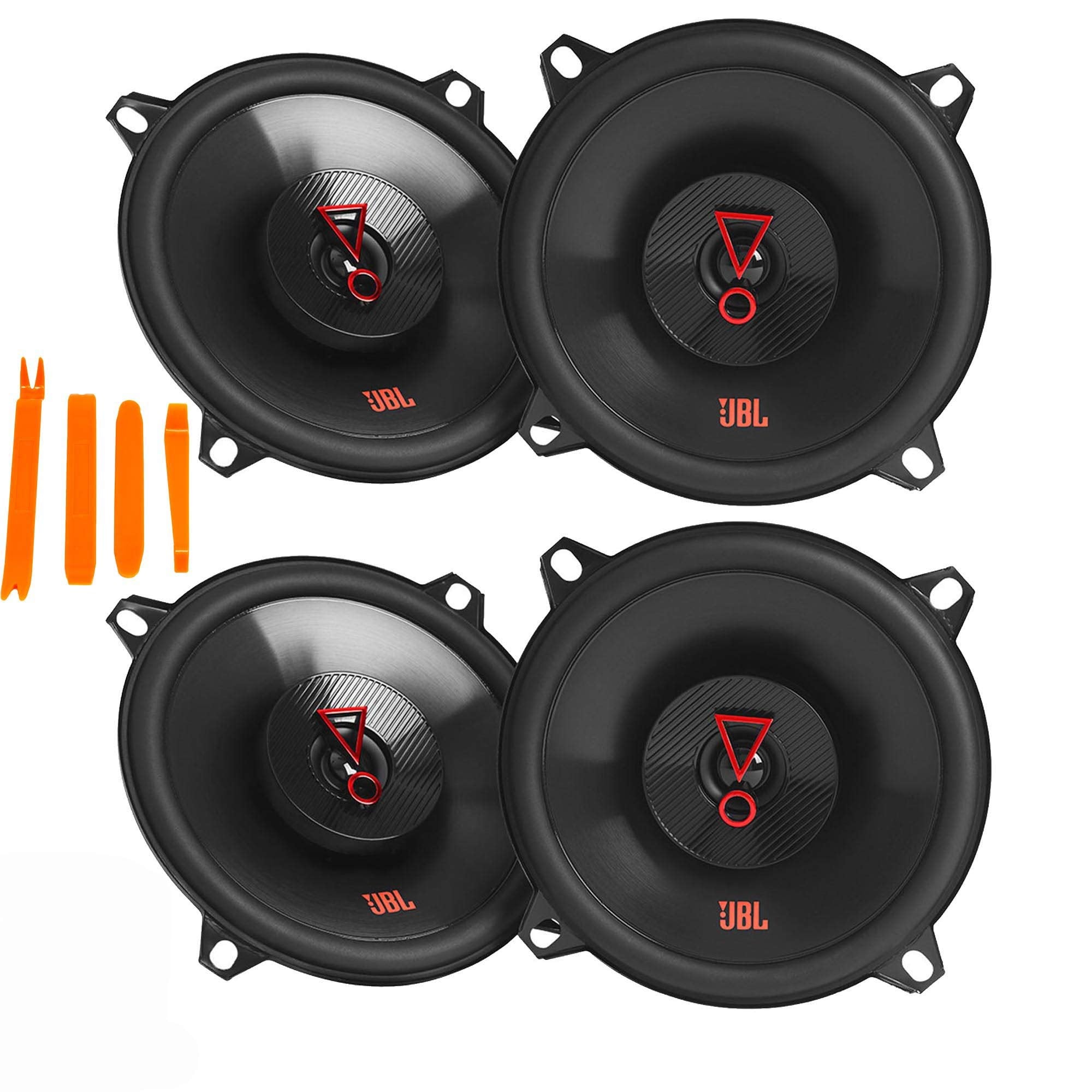 JBL STAGE3 2-Pairs of Stage3 527FAM 5.25 2-Way Coaxial Speakers - No Grills