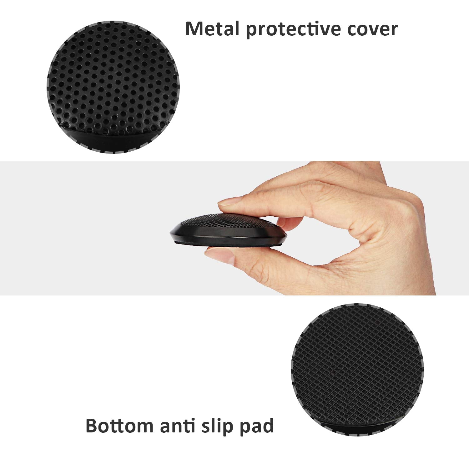 Dreokee Conference Microphone 3.5Mm Desktop Computer Mic For Computer Desktop And Laptop 360 Omnidirectional Condenser Mic For O