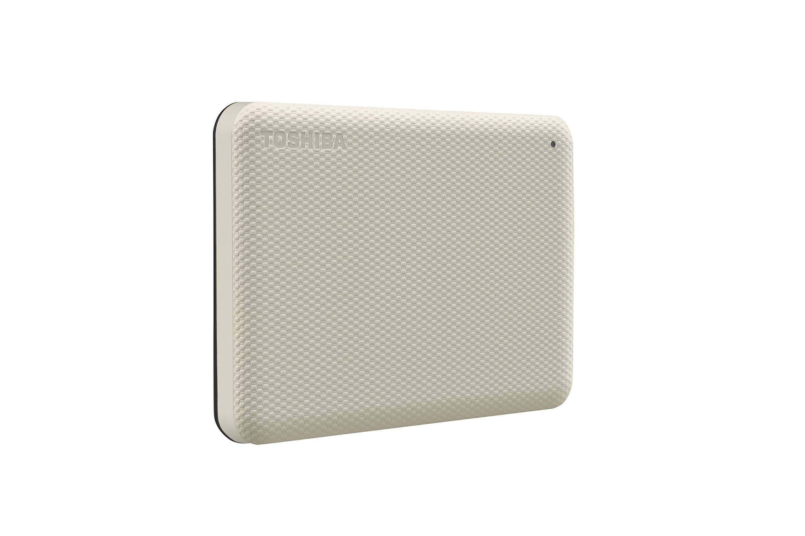 Toshiba Canvio Advance 1TB Portable External Hard Drive USB 3.0, White - HDTCA10XW3AA