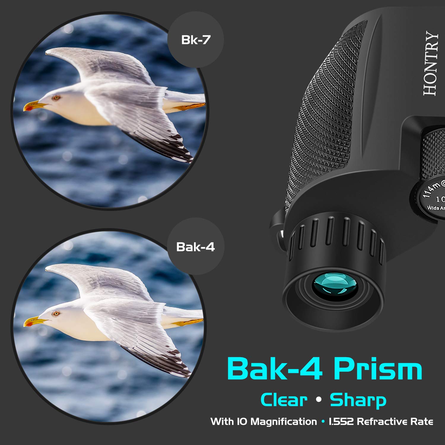 Hontry Binoculars For Adults And Kids, 10X25 Compact Binoculars For Bird Watching, Theater And Concerts, Hunting And Sport Games