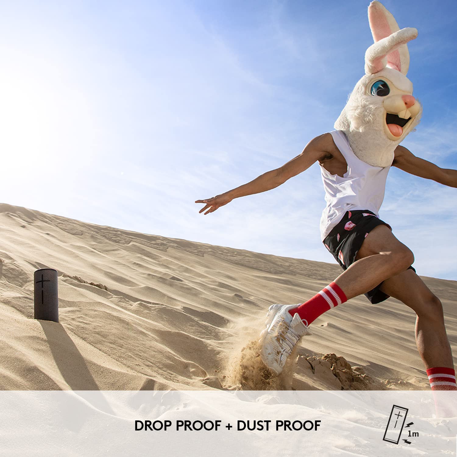 Ultimate Ears Logitech Megaboom 3 Portable Wireless Bluetooth Speaker (Powerful Sound + Thundering Bass, Bluetooth, Magic Button