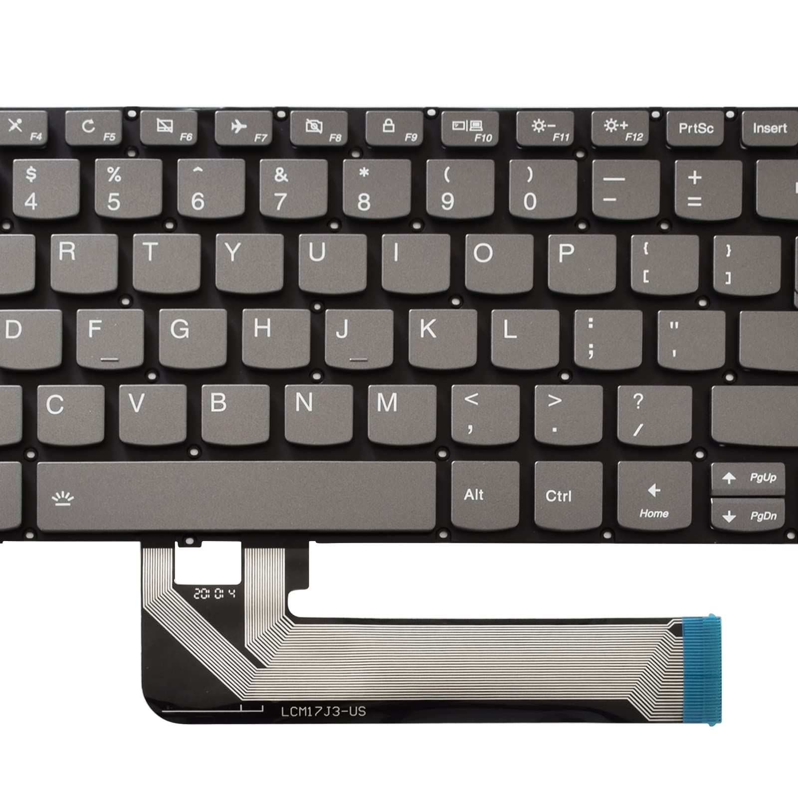 Sunmall Keyboard Replacement Compatible With Yoga 730 13Ikb 730 13Iwl 730 15Ikb 730 15Iwl,Yoga 530 14Ikb, Flex 6 14Arr Flex 6 14