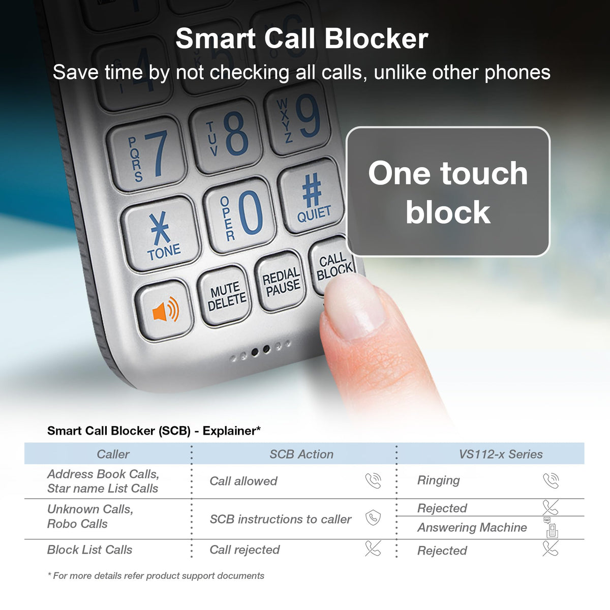 VTech Cordless Phone Silver – Electroeshop