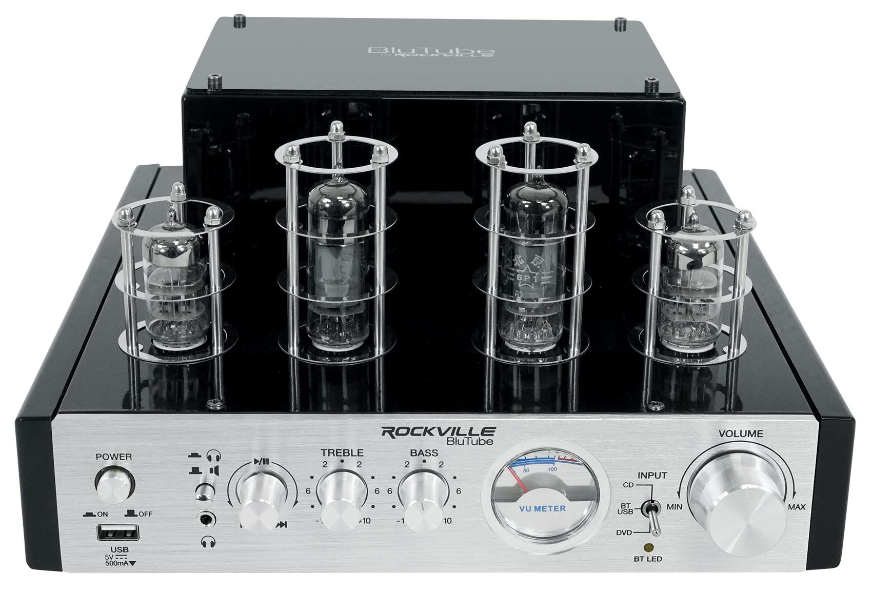 Rockville Blutube 70W Tube Amplifier/Home Theater Stereo Receiver With Bluetooth