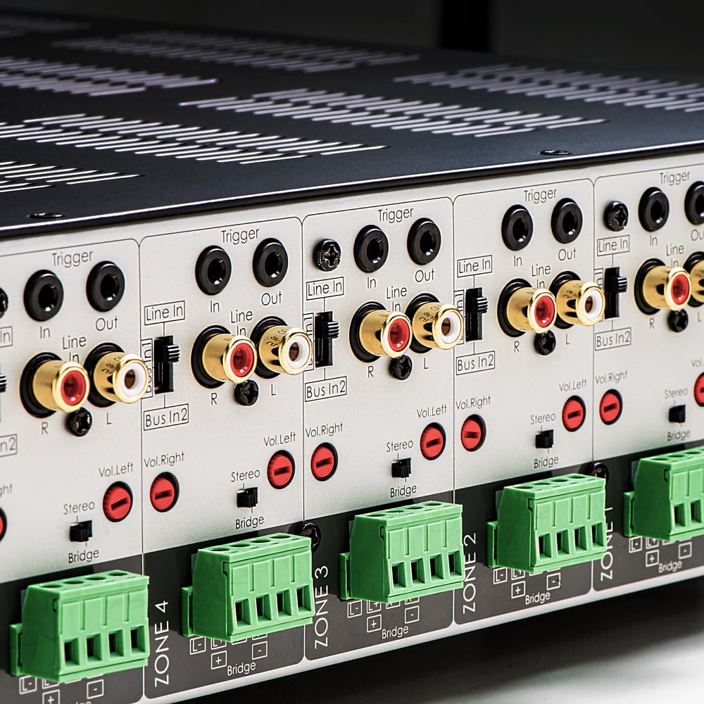 OSD MX1280 GEN2 6 Zone Amplifier 12Ch x 80W, Class D, Front Panel On/Off Buttons, Distributed Audio