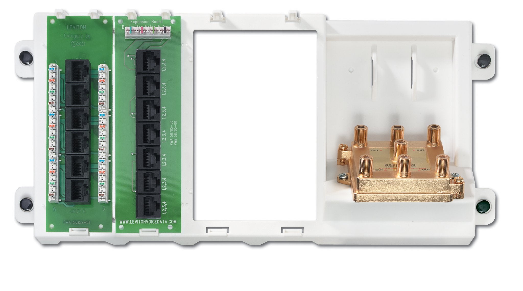Leviton 47606 Bnp Basic Home Networking Plus Panel 2Ghz