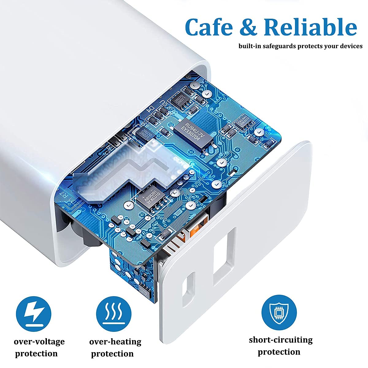 Usb C Wall Charger Block, 20W Fast Speed Charging Box With Micro Plug Cube For Apple Watch Series 8 7, New Iphone 12 13 14 Pro/P