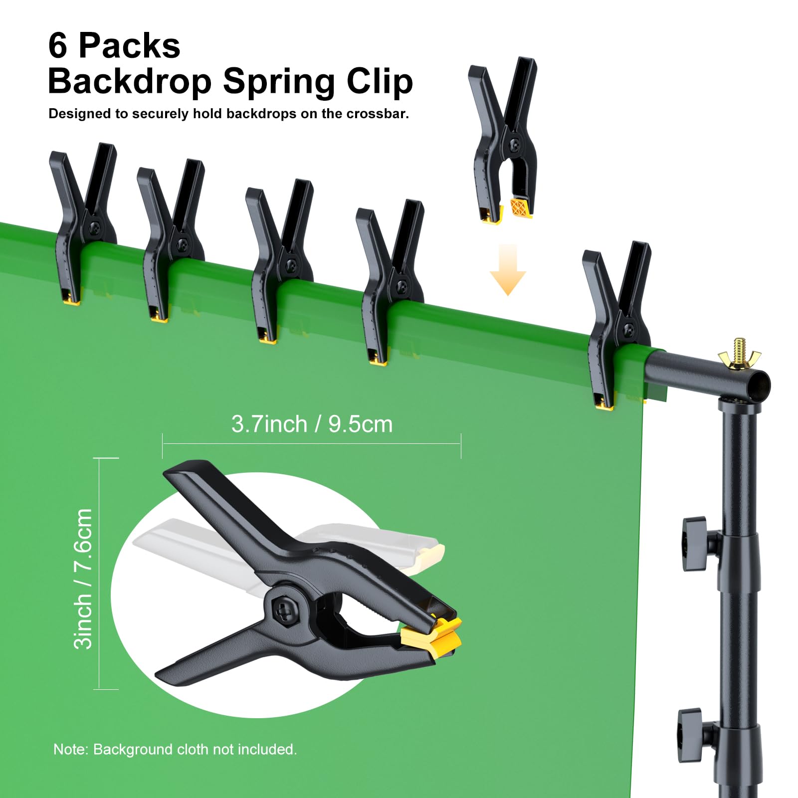 Linco Backdrop Stand For Parties Kit 10X7 Ft Adjustable Back Drop Photography Studio Photo Background Support System With Clamps